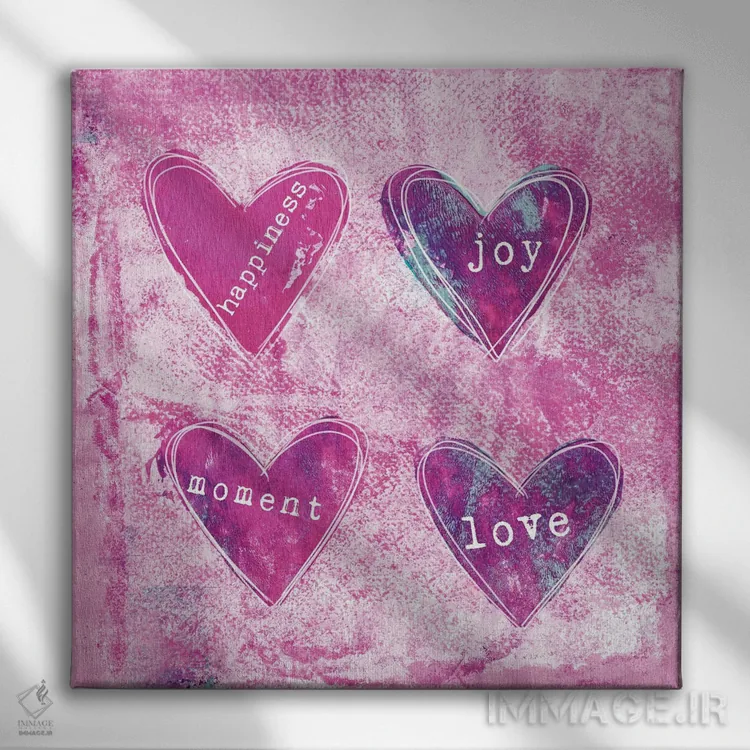 تابلو از لحظه لذت ببر اثر آندریا هازه - نمای روبهرو روی دیوار