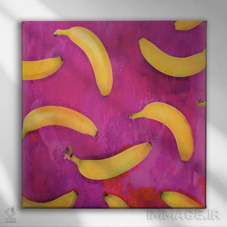 تابلو حس موزی (پرنشاط) اثر آندریا هازه - نمای روبهرو روی دیوار