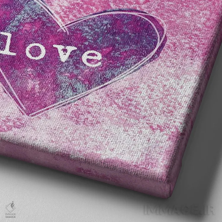 تابلو از لحظه لذت ببر اثر آندریا هازه - نمای نزدیک بافت بوم