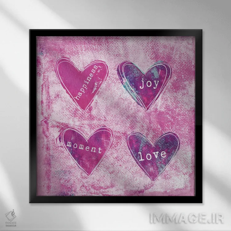 تابلو از لحظه لذت ببر اثر آندریا هازه - نمای قابدار مشکی