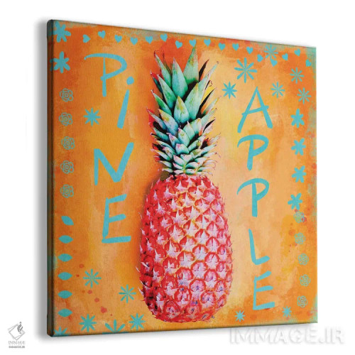 تابلو آناناس تابستانی اثر آندریا هازه - نمای پرسپکتیو محصول