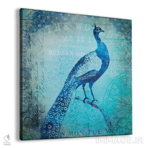تابلو سفر طاووسها اثر آندریا هازه - نمای پرسپکتیو محصول