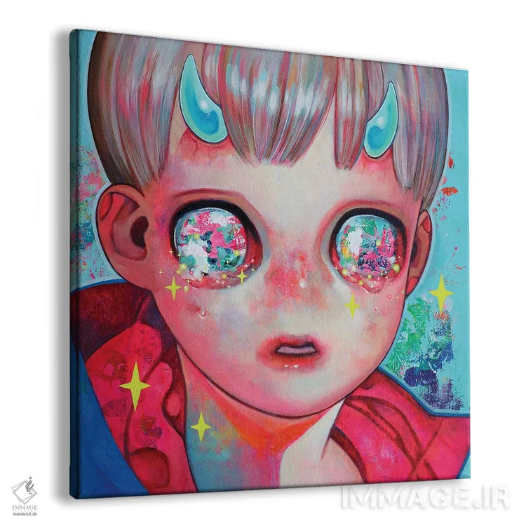 تابلو خدا مرده است سوم اثر هیکاری شیمودا - نمای پرسپکتیو محصول