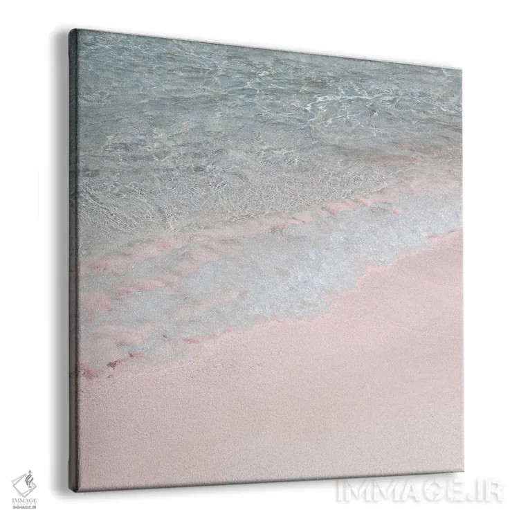 تابلو ساحل صورتی در جزیره کرت اثر هنریکه شنک - نمای پرسپکتیو محصول