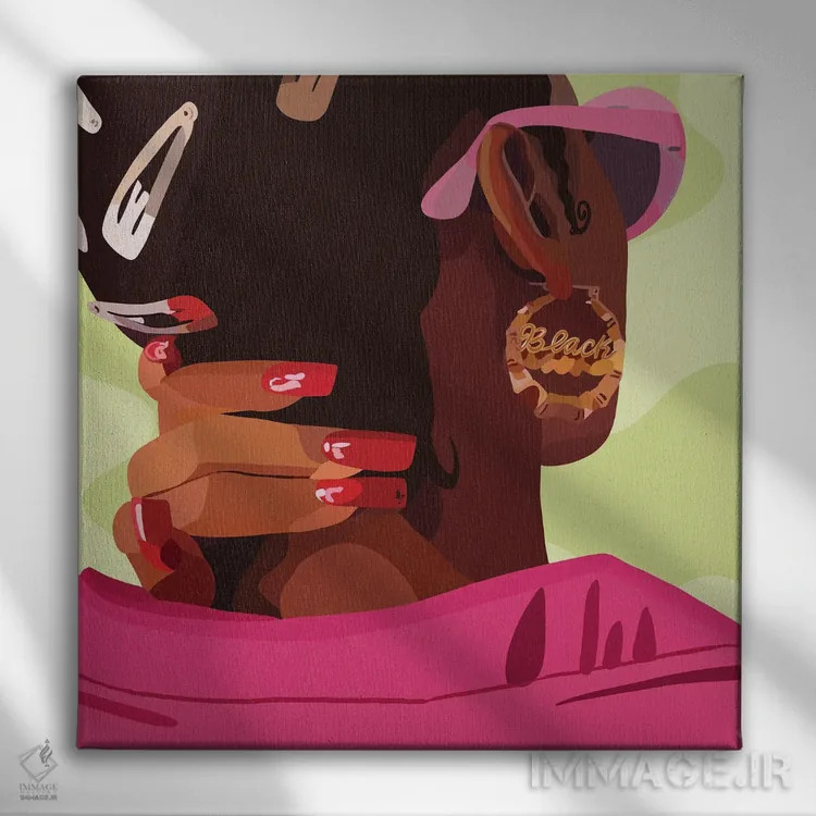 تابلو سیاه اثر آرتپِیسیئی - نمای روبهرو روی دیوار