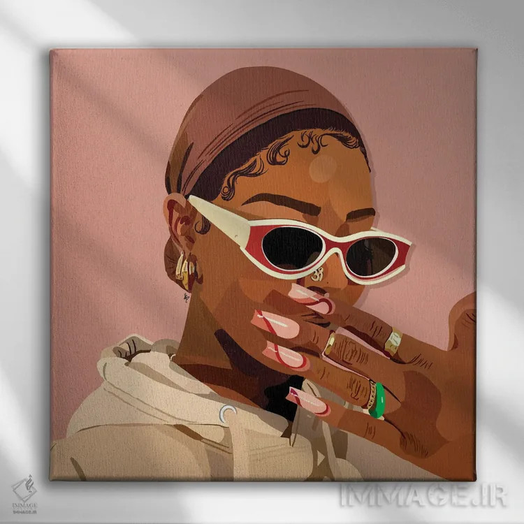 تابلو چهارشنبه اثر آرتپِیسیئی - نمای روبهرو روی دیوار