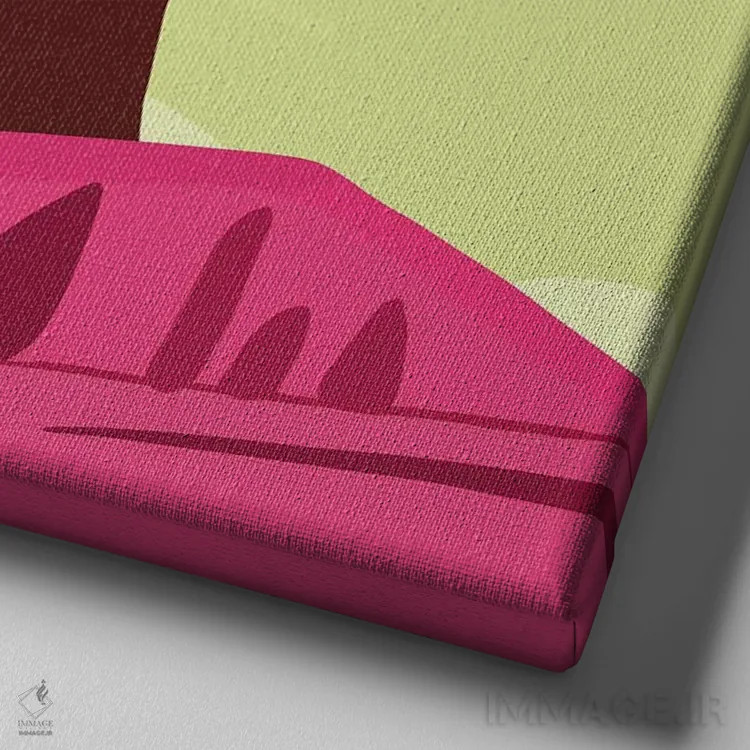 تابلو سیاه اثر آرتپِیسیئی - نمای نزدیک بافت بوم