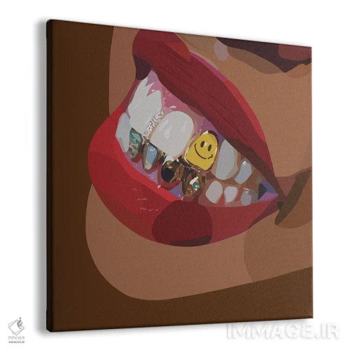 تابلو لبخند اثر آرتپِیسیئی - نمای پرسپکتیو محصول