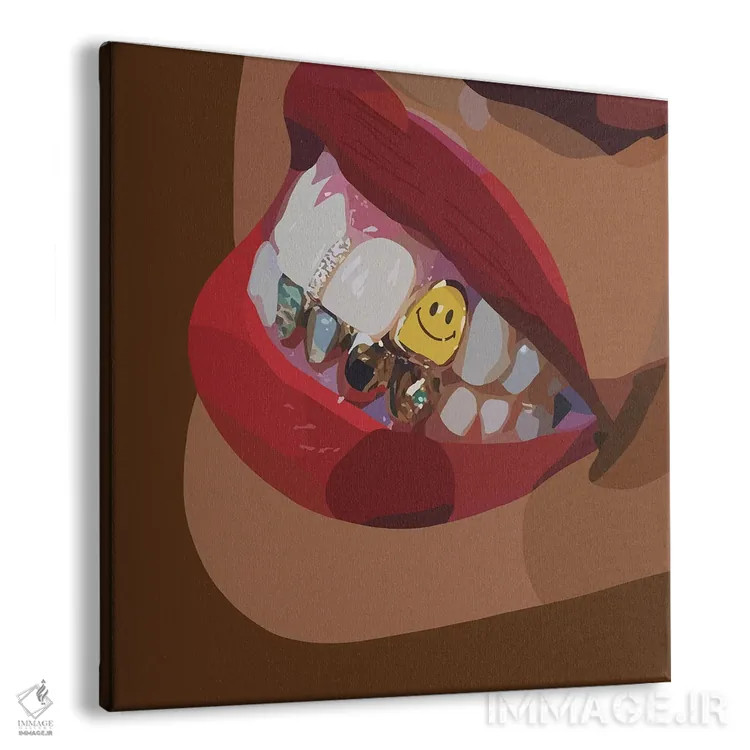 تابلو لبخند اثر آرتپِیسیئی - نمای پرسپکتیو محصول