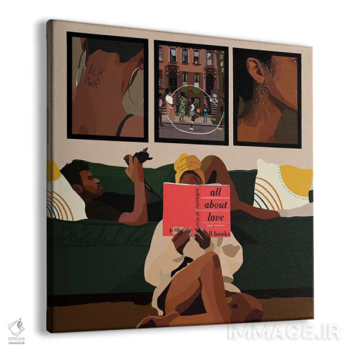 تابلو همه چیز درباره عشق اثر آرتپِیسیئی - نمای پرسپکتیو محصول