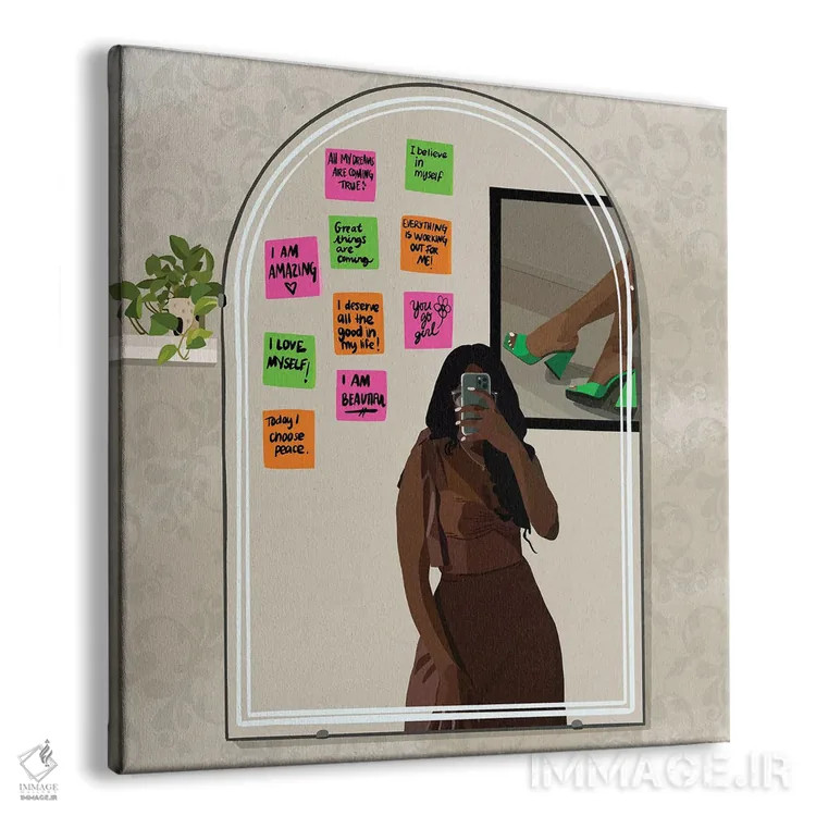 تابلو یادداشت برای خودم اثر آرتپِیسیئی - نمای پرسپکتیو محصول