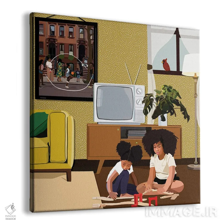 تابلو شنبه اثر آرتپِیسیئی - نمای پرسپکتیو محصول