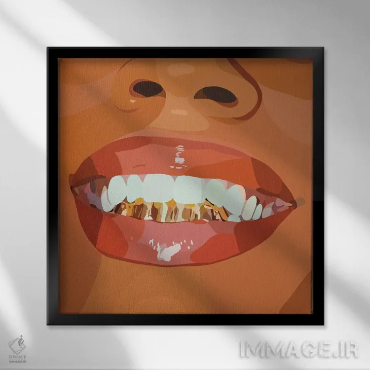 تابلو درجه یک اثر آرتپِیسیئی - نمای قابدار مشکی