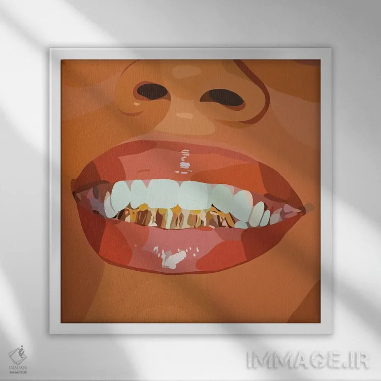 تابلو درجه یک اثر آرتپِیسیئی - نمای قابدار سفید