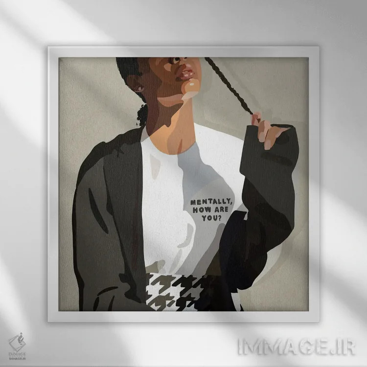 تابلو چکاین (ورود یا کنترل) اثر آرتپِیسیئی - نمای قابدار سفید