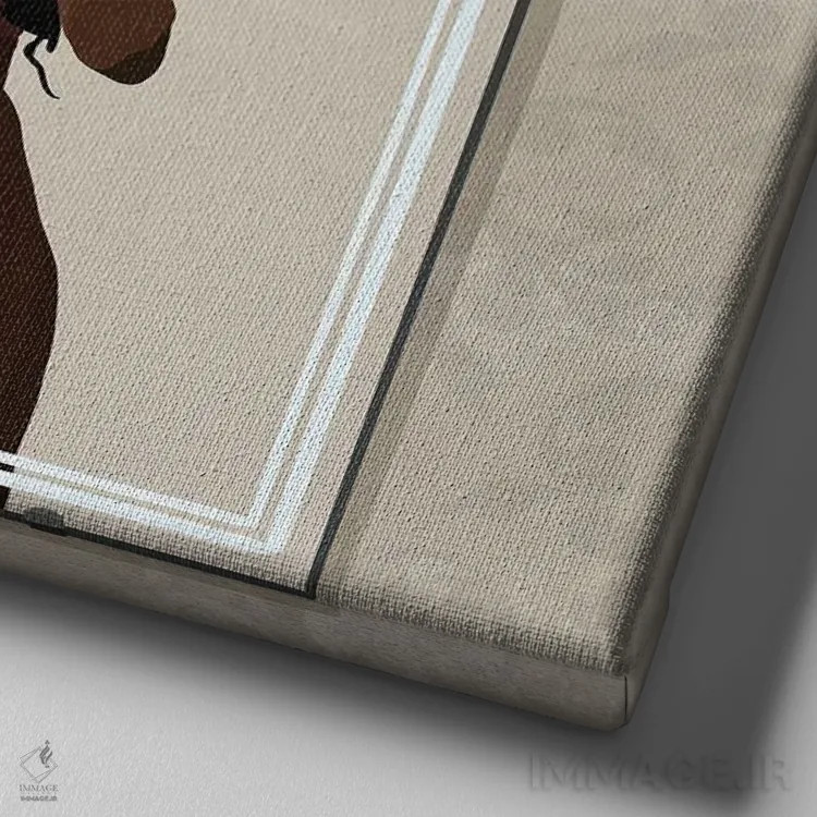 تابلو یادداشت برای خودم اثر آرتپِیسیئی - نمای نزدیک بافت بوم