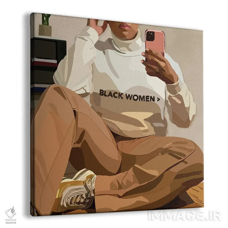 تابلو زنان سیاهپوست اثر آرتپِیسیئی - نمای پرسپکتیو محصول