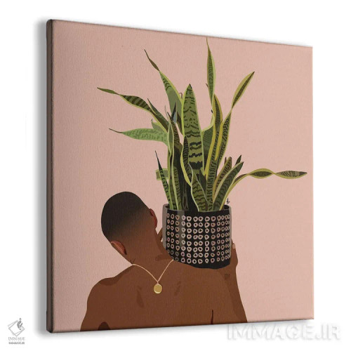 تابلو بابای گیاه سانسوریا اثر آرتپِیسیئی - نمای پرسپکتیو محصول