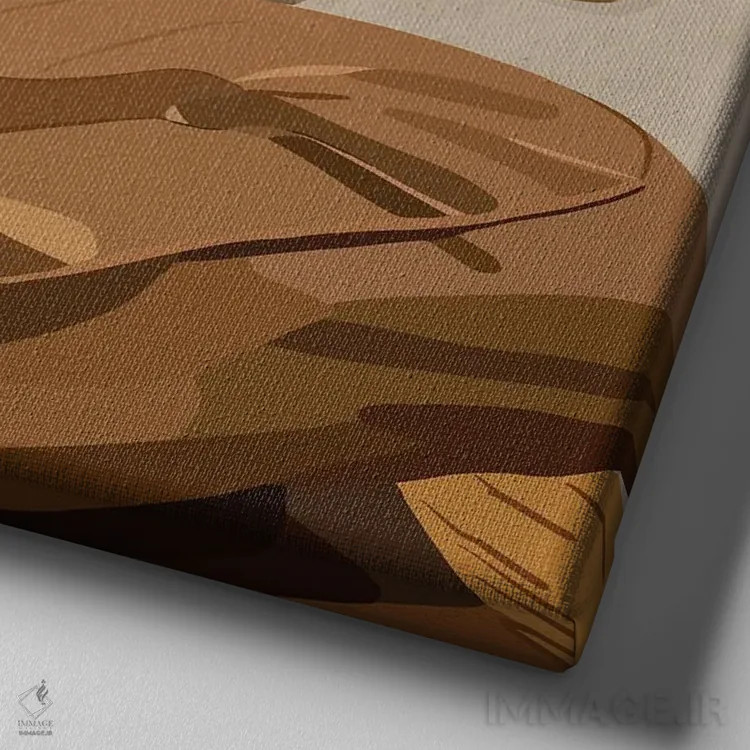 تابلو زنان سیاهپوست اثر آرتپِیسیئی - نمای نزدیک بافت بوم