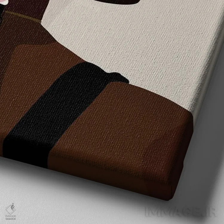 تابلو ۴ حلقه اثر آرتپِیسیئی - نمای نزدیک بافت بوم