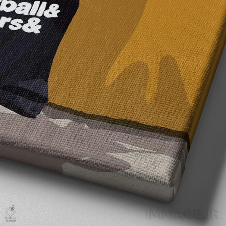 تابلو بابای گیاه نایکی اثر آرتپِیسیئی - نمای نزدیک بافت بوم