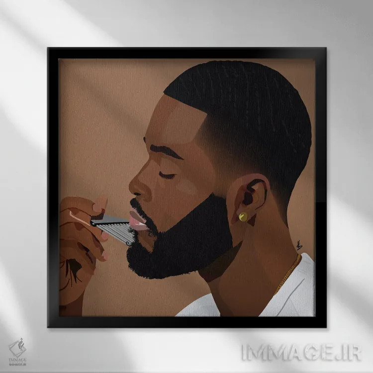 تابلو انتخاب کن اثر آرتپِیسیئی - نمای قابدار مشکی