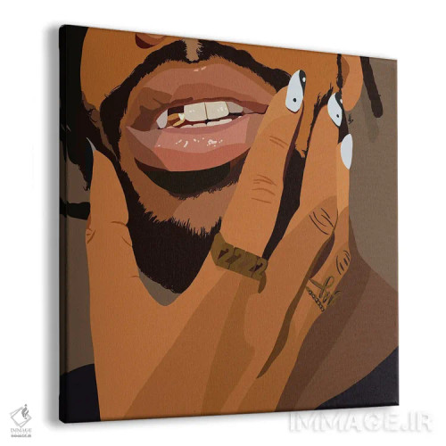 تابلو بوسه بوسه اثر آرتپِیسیئی - نمای پرسپکتیو محصول