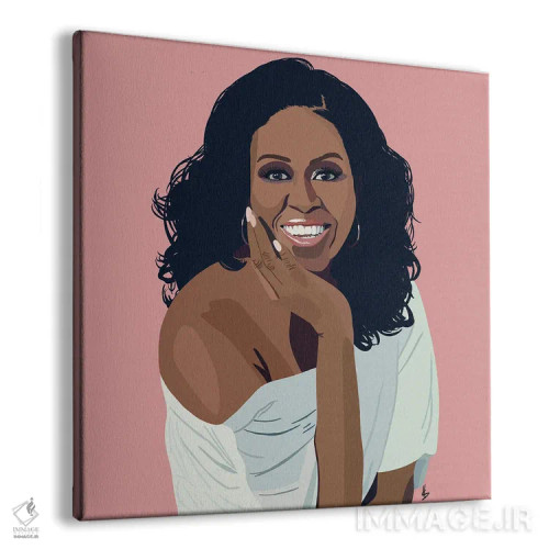 تابلو میشل اوباما اثر آرتپِیسیئی - نمای پرسپکتیو محصول