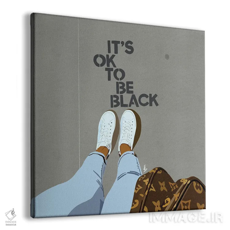 تابلو سیاه بودن اشکالی ندارد اثر آرتپِیسیئی - نمای پرسپکتیو محصول