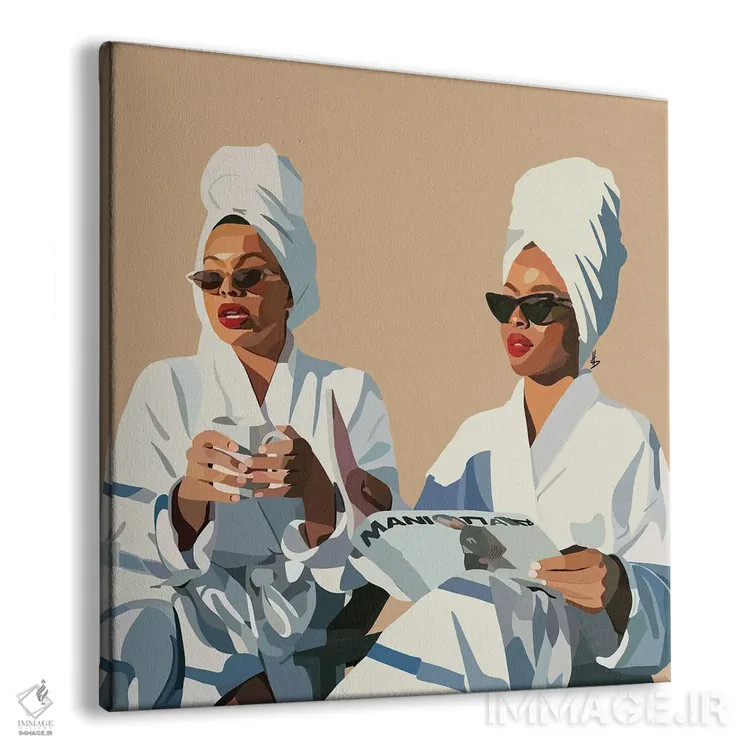 تابلو دوستی زنانه (جشن دوستی میان زنان) اثر آرتپِیسیئی - نمای پرسپکتیو محصول