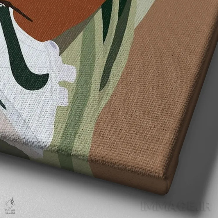 تابلو تتو اثر آرتپِیسیئی - نمای نزدیک بافت بوم