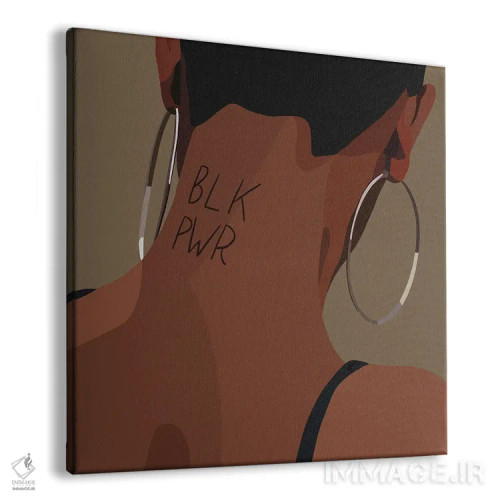 تابلو قدرت سیاهان اثر آرتپِیسیئی - نمای پرسپکتیو محصول