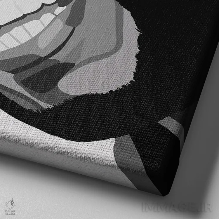 تابلو چادویک بوزمن اثر آرتپِیسیئی - نمای نزدیک بافت بوم