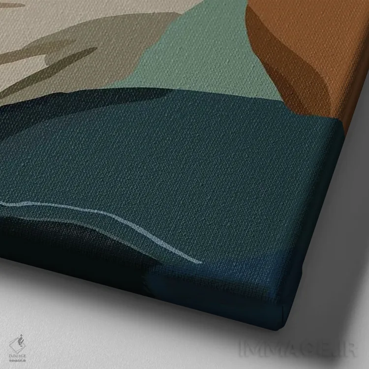 تابلو مردان سیاهپوست اثر آرتپِیسیئی - نمای نزدیک بافت بوم