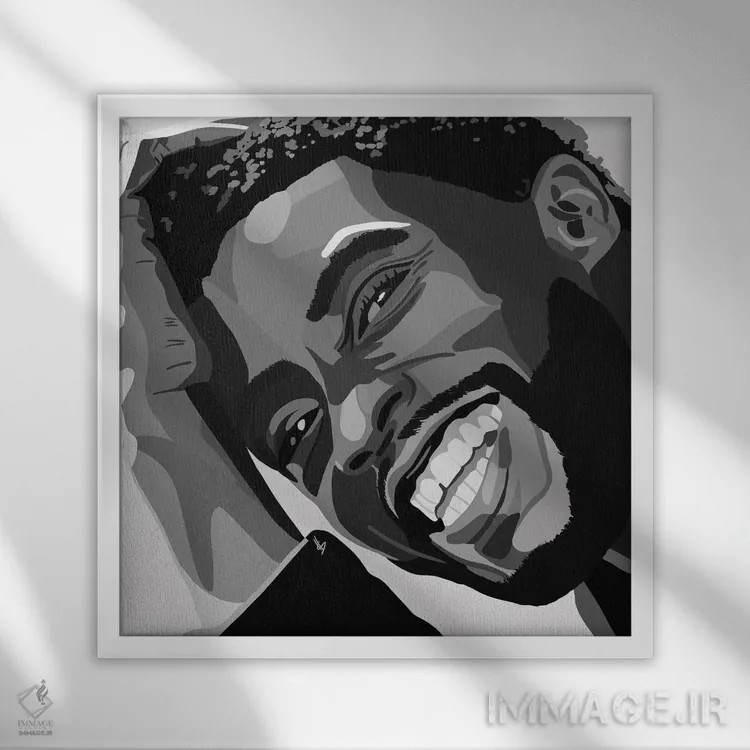 تابلو چادویک بوزمن اثر آرتپِیسیئی - نمای قابدار سفید