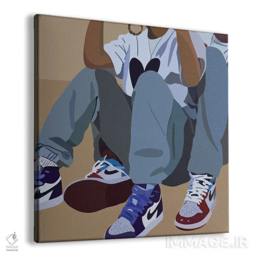 تابلو عشق پراحساس (بازی با کلمه sole به معنای کف پا) اثر آرتپِیسیئی - نمای پرسپکتیو محصول