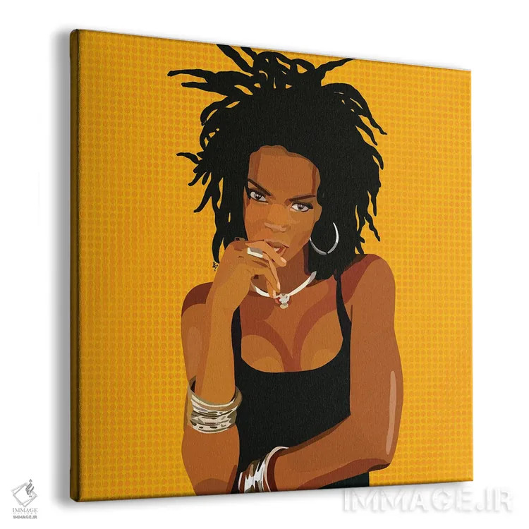 تابلو لارین (نام دخترانه، احتمالاً اشاره به لارین هیل) اثر آرتپِیسیئی - نمای پرسپکتیو محصول