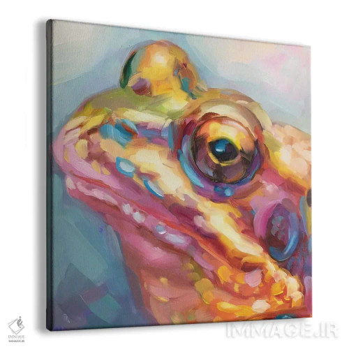 تابلو مطالعه قورباغه ۴ اثر هالی استورلی - نمای پرسپکتیو محصول