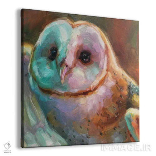 تابلو مطالعه جغد ۵ اثر هالی استورلی - نمای پرسپکتیو محصول