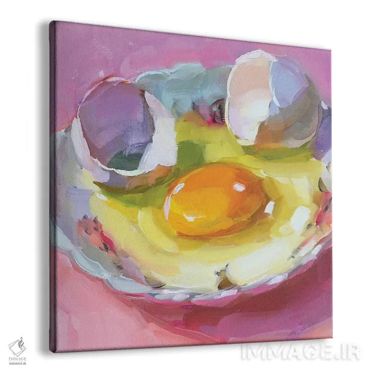 تابلو مطالعه تخم کوچک اثر هالی استورلی - نمای پرسپکتیو محصول