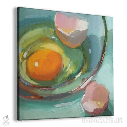 تابلو مطالعه تخم ۴ اثر هالی استورلی - نمای پرسپکتیو محصول