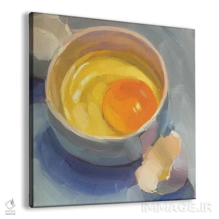 تابلو مطالعه تخم ۲ اثر هالی استورلی - نمای پرسپکتیو محصول