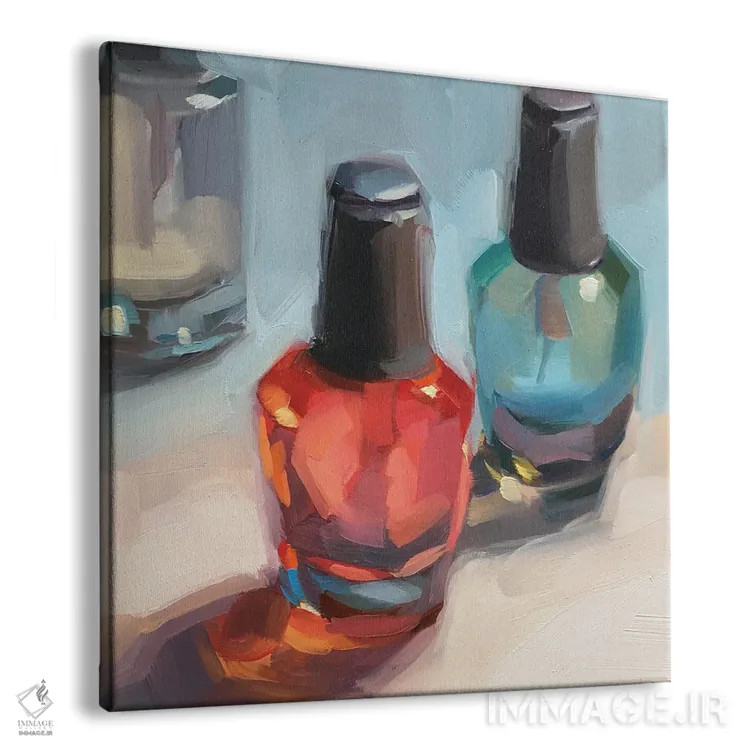 تابلو مطالعه لاک ناخن اثر هالی استورلی - نمای پرسپکتیو محصول