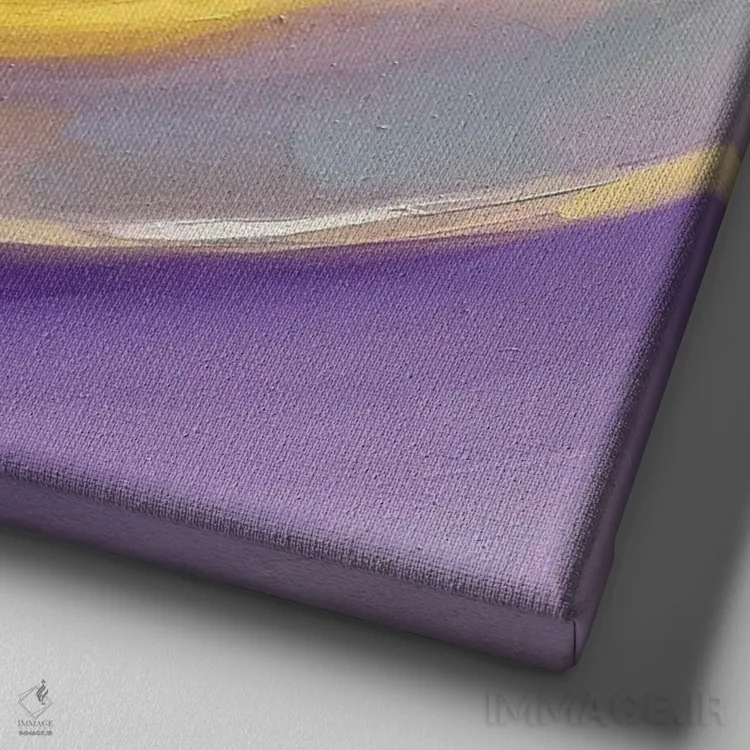 تابلو مطالعه تخم ۵ اثر هالی استورلی - نمای نزدیک بافت بوم