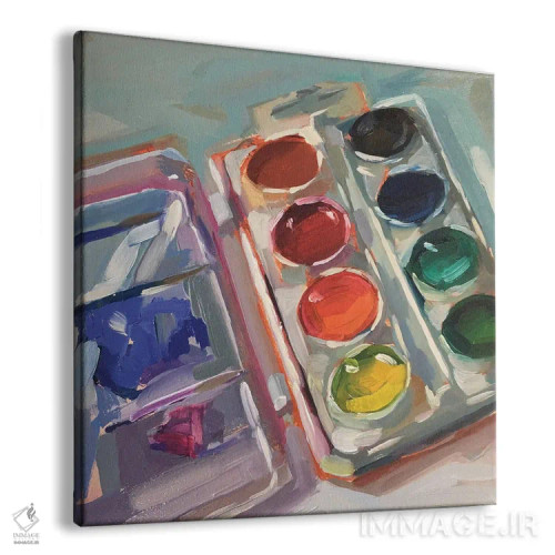 تابلو ست آبرنگ اثر هالی استورلی - نمای پرسپکتیو محصول