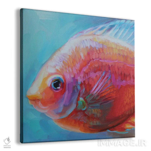 تابلو مطالعه ماهی ۴۵ اثر هالی استورلی - نمای پرسپکتیو محصول