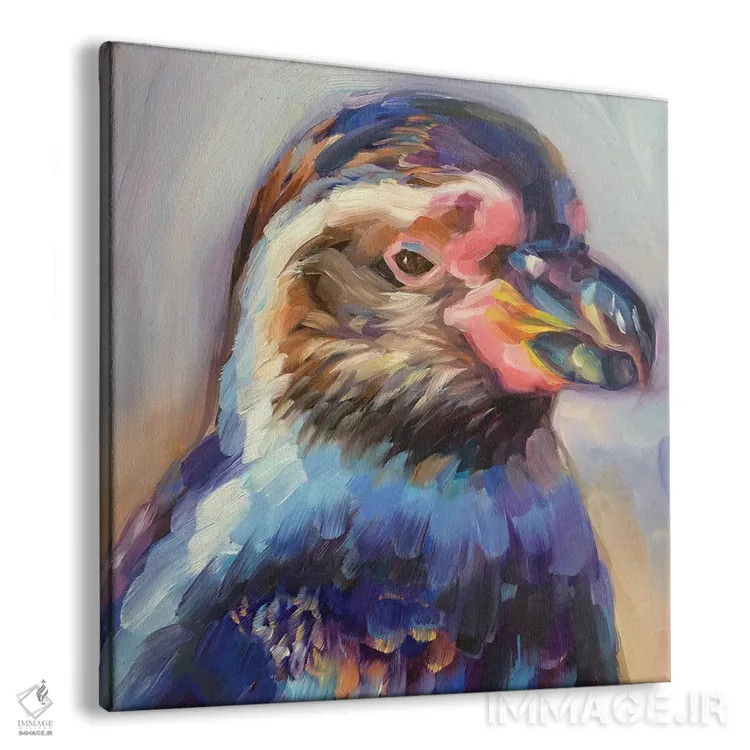 تابلو مطالعه پنگوئن اثر هالی استورلی - نمای پرسپکتیو محصول