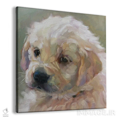 تابلو مطالعه سگ ۲ اثر هالی استورلی - نمای پرسپکتیو محصول