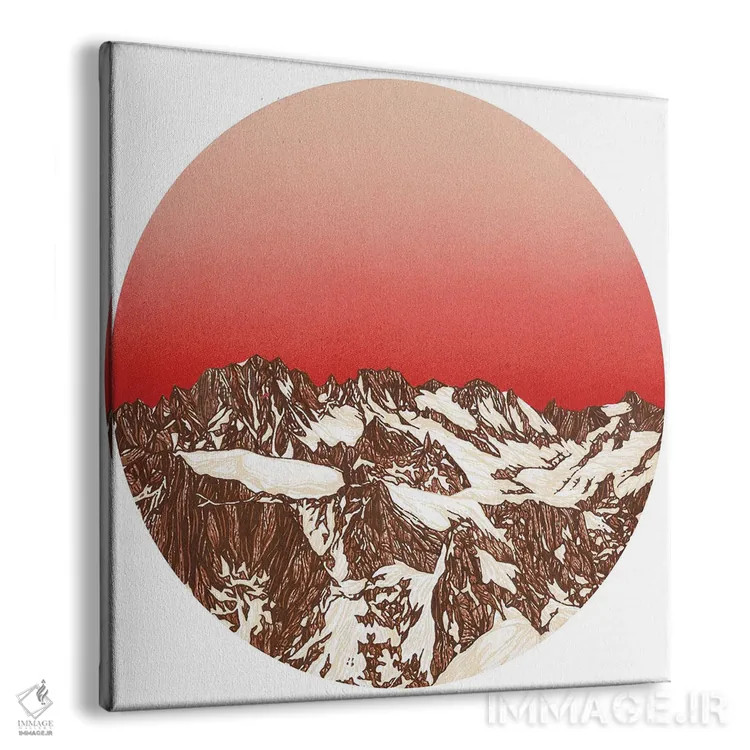 تابلو طلوع آفتاب در شامونی اثر کورالی هوئن - نمای پرسپکتیو محصول