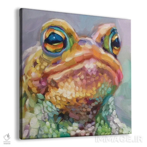 تابلو مطالعه مینی قورباغه ۲ اثر هالی استورلی - نمای پرسپکتیو محصول